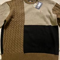 Maglione Dickies Lucas Patchwork Sweater Black