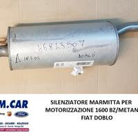 Silenziatore Fiat Doblo CC 1600 Bz/ Metano