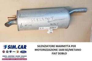 Silenziatore Fiat Doblo CC 1600 Bz/ Metano