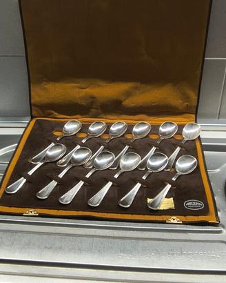 servizio 12 cucchiaini argento 