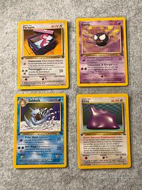 Lotto pokemon prima edizione 4 carte Ita