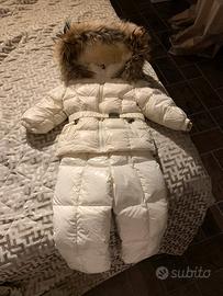Tuta moncler vera piuma e sotto tuta 18/24