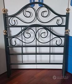LETTO SINGOLO IN FERRO BATTUTO