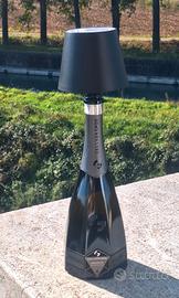 "Redentum" Bottiglia Lampada Led Nera 