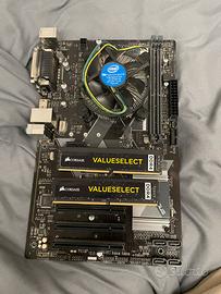 Schera madre+ processore +RAM