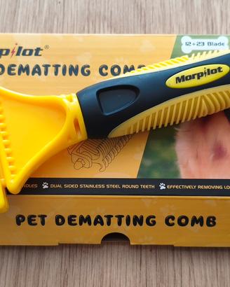 Pettine districante per cani e gatti - doppia lama