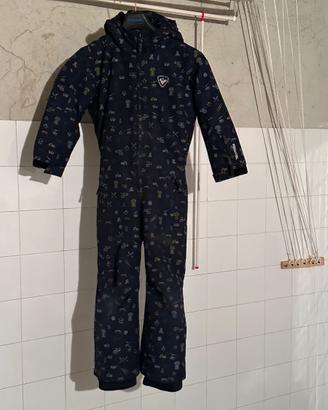 Rossignol one-piece ski suit kids size 6
