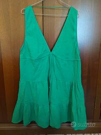 Abito corto verde Calzedonia