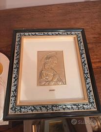 Quadro in oro e argento