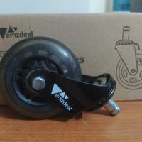 Ruote per sedie da ufficio per tutti i pavimenti