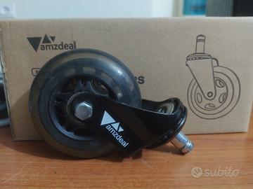 Ruote per sedie da ufficio per tutti i pavimenti