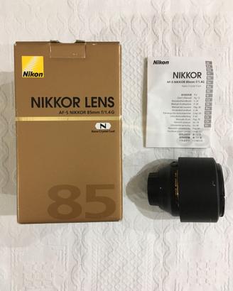 OBIETTIVO NIKON AF-S NIKKOR 85 mm F/1.4 G