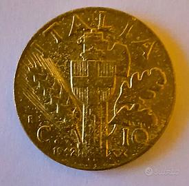 MONETE anno 1914-1942 (10 monete)