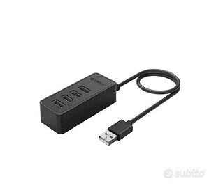 Hub USB ORICO con 4 porte 2.0 connettore MicroUSB