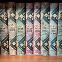 la sacra Bibbia 7 volumi +  le più belle chiese