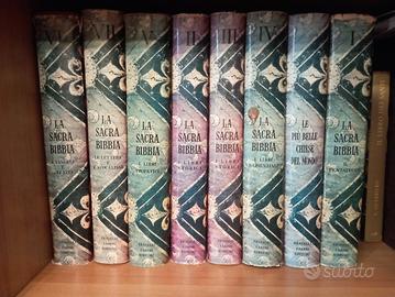 la sacra Bibbia 7 volumi +  le più belle chiese