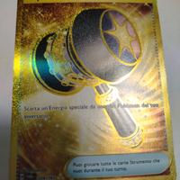 Carta Pokemon SUPER MARTELLO dorata full art 