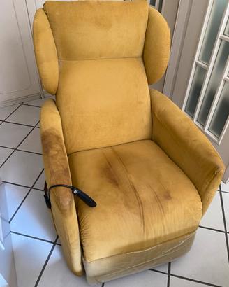 Poltrona relax elettrica reclinabile