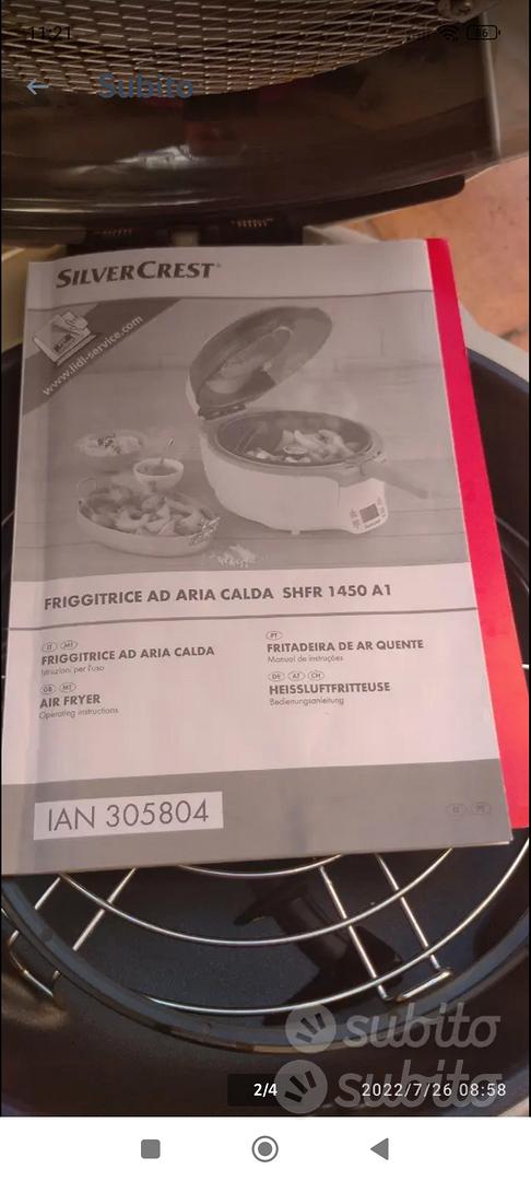 Friggitrice ad aria calda SHFR 1450 A1