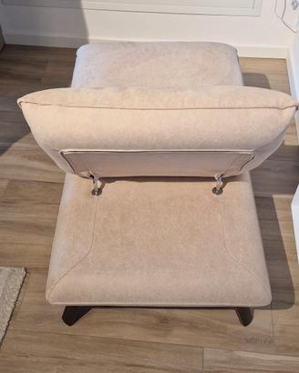 poltroncina Pouf reclinabile Dondi Salotti