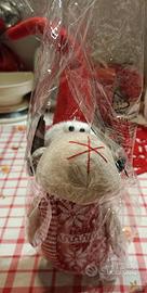 Centrotavola natalizio Renna fatto a mano