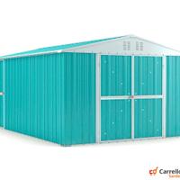 Box capanno acciaio lamiera 327x459cm azzurro