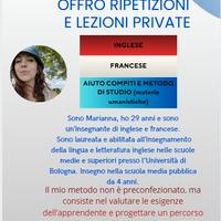 Lezioni di INGLESE e/o FRANCESE