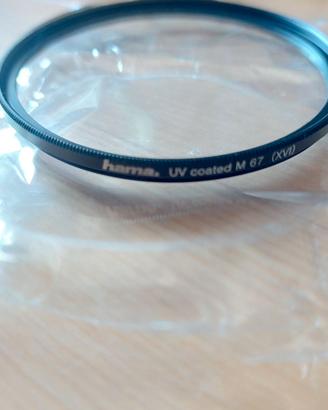 Filtro fotografico uv ,hama ,diametro 67