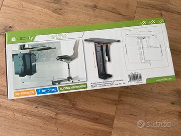 Supporto per PC, sotto scrivania regolab estraib