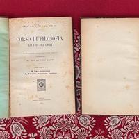 Libro: Corso di filosofia uso licei anno 1913