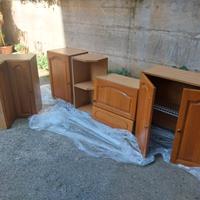 Pensili cucina in rovere