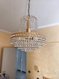 Lampadari in cristallo due e due applique