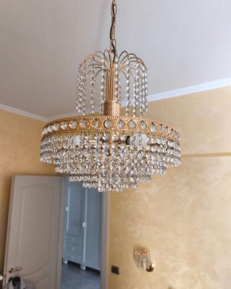 Lampadari in cristallo due e due applique