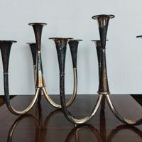 Coppia di candelieri Wagenfeld