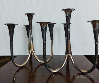 Coppia di candelieri Wagenfeld