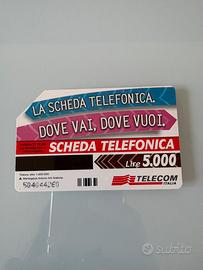 La scheda telefonica, dove vai, dove vuoi