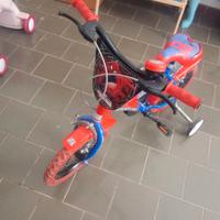 bicicletta bambino spiderman 