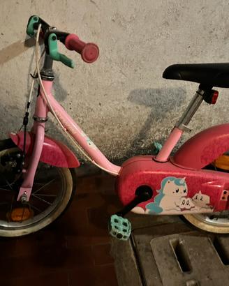 Bici Bambina decathlon 14 polloci (3-5anni)