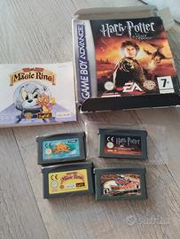 4 giochi Game Boy Advance Harry Potter  Tom Gerry