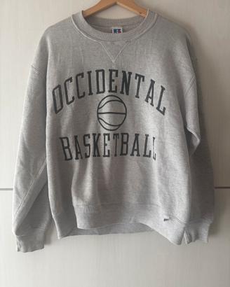 Felpa Russell Athletic Vintage 90s Made in USA tgL