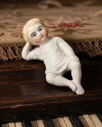 Piano baby antica biscuit primi ‘900 statuina