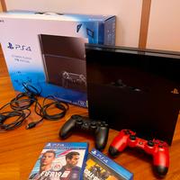 PS4 1TB + 2 joystick + 2 giochi