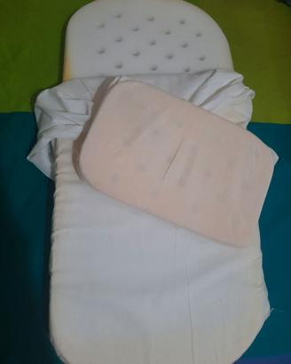 Materassino culletta più guanciale antisoffoco