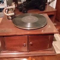 grammofono vintage per 78 giri