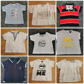 T-shirt varie taglie 56 cm - 86 cm 1 -24 mesi