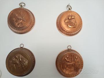 Stampi in rame vintage 