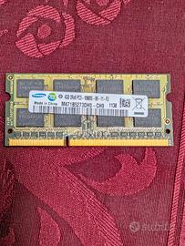 Kit 8GB RAM DDR3  (2x4GB) Samsung 2Rx8 PC3-10600-S