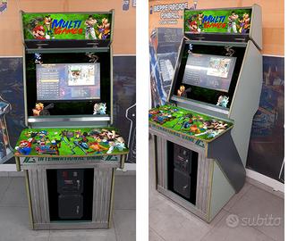 vari cabinati vintage arcade da bar Multigame 