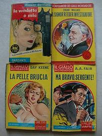 Lotto 9 libri gialli anni 1956 1957 1958 1959 1960