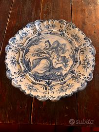 Piatto da parete ceramica V. Mazzotti di Albisola